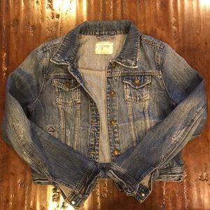 Forever 21 distressed denim jacket